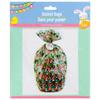 2 Pack of Easter Cellophane Basket Bags 22-in X 25-in x 4-in view 3