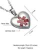 LiFashion LF Womens 316l Stainless Steel ICE Sos Emergency Addisons Medical Alert Necklace Heart ID Tag Pendant Health Alert Monitoring Silver for Woman view 2