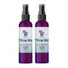 Diva Stuff Pillow Mist - Promotes Clear Skin & Protects from Acne-Causing Funk, Cleans Pillows, Hands & Sheets - Aromatherapy Spray for Relaxation & Sleep, Made in USA (Lavender, Dual Pack, 4 oz Each) view 1