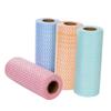 4 Roll Multi Color Kitchen Disposable Towels Non Stick Oil Wiping Rags Cleaning Towel Multi-uses Nonwoven Dish Cloths (25 Sheets /Roll ) view 1