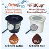 12 iFillCup Fillable K Cups - Ultrafine Filter for Sediment-Free Brew, Universal K Cup Brewer Compatibility, DeepBrew Filter Holds 50% More Coffee for Insanely Rich Brews (White) view 2