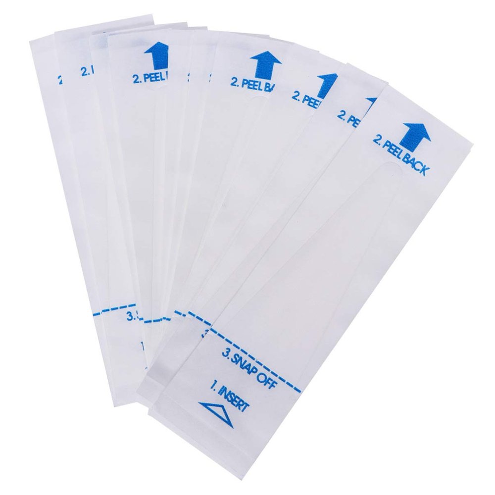 EXCEART 200Pcs Disposable Digital Probe Covers Sleeves for Use .81X1.06X0.07In
