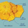 BlueHenry Dehydrated Pineapple Slices/Flowers - 3 oz - 12+ slices - Natural Fruit view 4