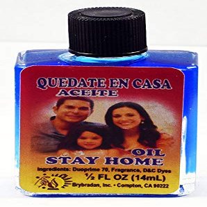 12 Pieces BRYBRADAN Stay Home Oil/QUEDATE EN CASA ACEITE 1/2 FL OZ 14.7ML