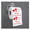 12-Rolls Of Happy Anniversary Toilet Paper In Bulk view 1