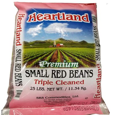 Heartland Red Beans, Premium Quality, Grown in USA Triple Cleaned, 25 lbs