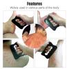Gua Sha Massage Tool, Bian Stone Gua Sha Tool Gua Sha Stone for Soft Tissue Scraping, Used for Back, Legs, Arms, Neck,Shoulder(Black) view 2