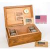 American Chest C75W Amish CannBisDor Humidor44; Walnut - Large view 1