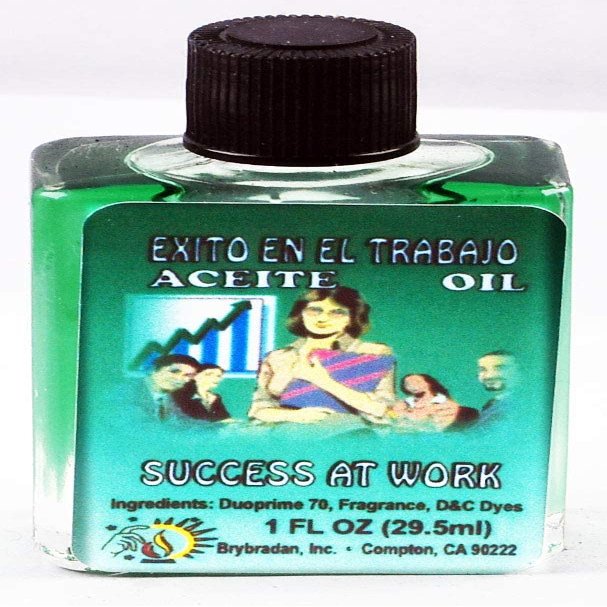 6 Pieces BRYBRADAN Success at Work Oil/EXITO EN EL Trabajo ACEITE 1/2 FL OZ 14.7ML