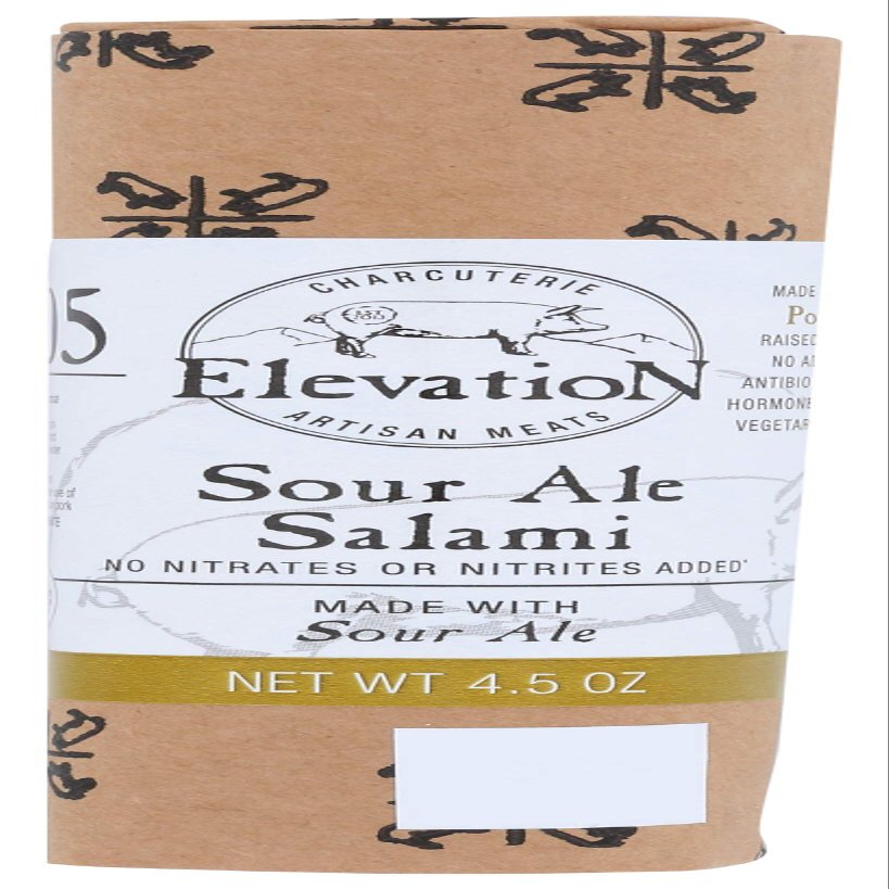 Elevation Artisan Meats Sour Ale Salami, 4.5 Oz