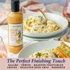 Carandini Italian Cheese Dressing with Sweet White Vinegar & Parmigiano Reggiano DOP  Gourmet, Gluten-Free, Light & Creamy, Sweet & Tangy Flavor  8.45 fl oz view 3