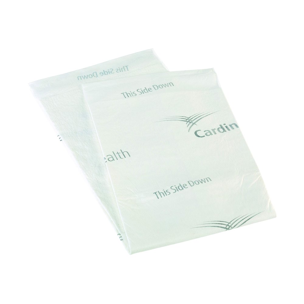 Cardinal Health UPPMX2436 Premium Under Pad - Wings Maximum Absorbency - White - 24 x 36 in - Strong, Breathable Back-Sheet Technology - Air-Permeable - Soft Top Sheet - 1 case of 70 Each