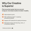 Momentous Creatine Monohydrate Powder - Creapure Creatine Powder - Supports Strength, Lean Muscle, & Recovery for Men & Women - NSF Certified for Sport - 5 g per Serving - 90 Servings view 3