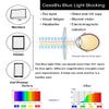 CessBlu Amber Tinted Digital Blue Light Blocking Glasses for Men Women Reading Computer (Tortoise)+0.5 view 3