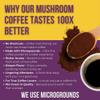 Grateful Earth Mushroom Coffee, Coconut Instant Coffee with Lions Mane Mushrooms, Chaga, Turmeric, L-Theanine, Cinnamon, Super Brain Blend For Energy & Immune Support, Dairy & Gluten Free, 20 Packets view 3