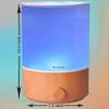 BlueHills Premium 4000 ML XL Essential Oil Diffusers - 70 Hour Run Aromatherapy Diffuser & Air Humidifier Mist for Large Room 7 LED Colors Oil Big Diffuser Essential Oils for Home w/Auto Shut Off E403 view 3