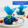 FIESTA WRAPS 200 ft Blue Cellophane Wrap Roll (16 in x 200 ft) - Transparent Colored Wrap for Gift Baskets - Blue Cellophane Paper for Crafts and Wrapping view 4