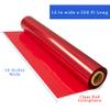 FIESTA WRAPS 200 ft Red Cellophane Wrap Roll (16 in x 200 ft) - Transparent Colored Wrap for Gift Baskets - Red Cellophane Paper for Crafts and Wrapping view 2