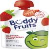 Buddy Fruits Pure Blended Fruit To Go Apple and Strawberry Applesauce | 100% Real Fruit | No Sugar, Non GMO, Vegan, Gluten Free, No Preservatives, Certified Kosher | 3.2oz Pouch 3 Pack view 1