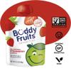 Buddy Fruits Pure Blended Fruit To Go Apple and Strawberry Applesauce | 100% Real Fruit | No Sugar, Non GMO, Vegan, Gluten Free, No Preservatives, Certified Kosher | 3.2oz Pouch 3 Pack view 3