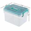 Teyyvn 1 Pack Clear Plastic First Aid Box, Family Medicine Box view 2