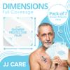 JJ CARE Shower Protector [Pack of 7], 7x7 Dialysis Catheter Shower Shileds Wound Cover, PICC Line Water Barrier, Colostomy Waterproof Bandage Protector, 1 Week Supply view 3