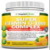 Super Vitamin C Complex - 1695Mg - 180 Tablets - With 530 mg Natural Citrus Bioflavonoids, Rose Hips, Rutin, Quercetin & Hesperidin For Increased Absorption - Advanced Immune Support - Non-GMO view 1