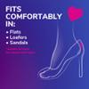 Dr. Scholl's Love Your Heels & Flats Heel Liner Cushions, Helps Prevent Uncomfortable Shoe Rubbing at The Heel and Helps Prevent Shoe Slipping for Shoes That are Too Big, 3 Pair view 3