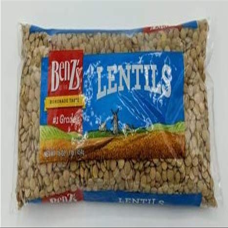 Benz's Lentils (Kosher) 16-Ounce Bag (2 Pack)