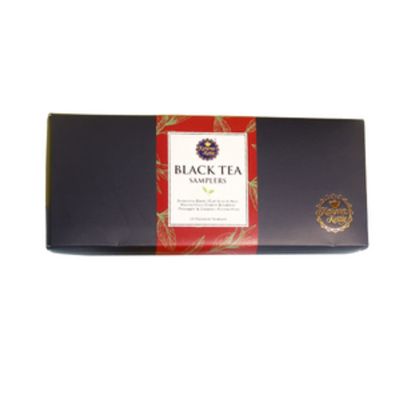 100% Natural Black Tea Sampler Box 3 Tea Bags Each 6 Different Flavour 18 Pyramid Tea Bags