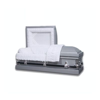 Oxford Silver Metal Casket
