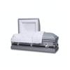 Oxford Silver Metal Casket view 1