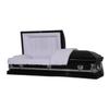 Casket Emporium Clair Series Orchid Steel 20 Gauge Funeral Casket, Rectangular view 1