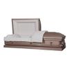 Casket Emporium Clair Series Orchid Steel 20 Gauge Funeral Casket, Rectangular view 4