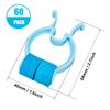 16 Pieces Nose Clips Stop Nosebleeds Epistaxis Clip Nose Nasal Stopper Plastic Foam for Adult Accidental Emergency Condition view 2