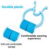 16 Pieces Nose Clips Stop Nosebleeds Epistaxis Clip Nose Nasal Stopper Plastic Foam for Adult Accidental Emergency Condition view 3
