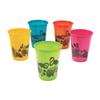 16 oz. Bulk 50 count Tropical Nights Flamingo Luau Disposable Plastic Cups view 1