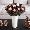 Bloomingmore | Fresh Cut Flowers | Natural White and Mocha Roses Painted | 50 Stems - 20 in | Home, Office, Wedding Decor, DIY, Party Event, Housewarming, Teacher and Engagement view 4