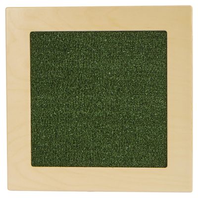 Abilitations Tactile Sensory Panel, Turf Grass, 15 x 15 x 3/4 Inches