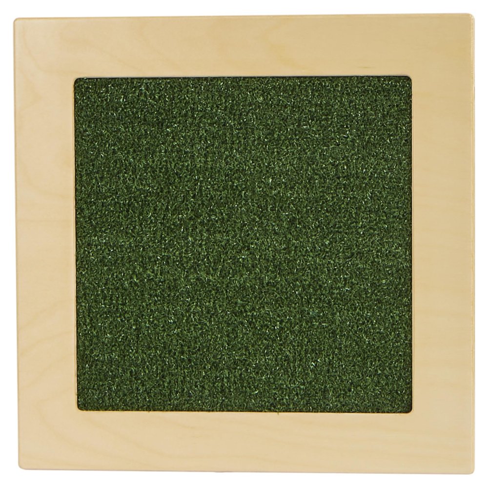 Abilitations Tactile Sensory Panel, Turf Grass, 15 x 15 x 3/4 Inches