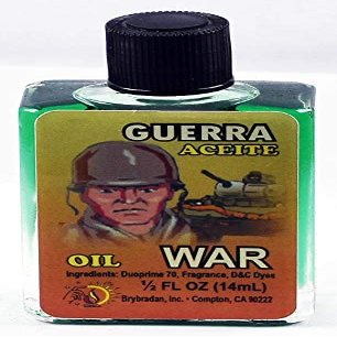 3 Pieces BRYBRADAN WAR Oil/Guerra ACEITE 1/2 FL OZ 14.7ML