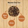 The Whistling Kettle Masala Chai Tea - Natural Caffeinated Energizing Tea with Black Tea and Anise 4oz (72 servings) view 3
