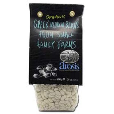Arosis Organic Greek Medium Beans from Small Family Farms (400g)
