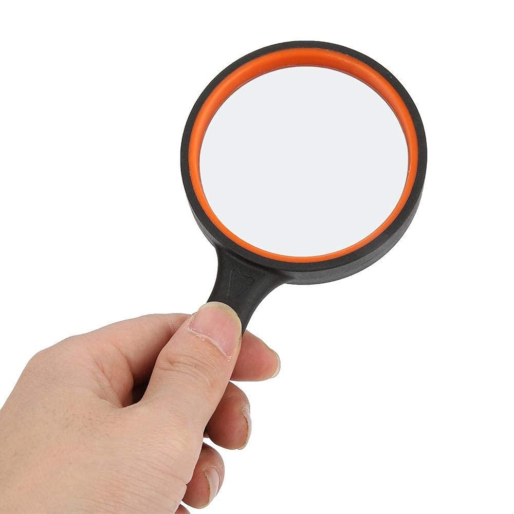 8X Magnifying Glass, 65mm Handheld Reading Magnifier, for Kids Adults Elderly, Reading Assist Tool for Newspaper Book Reader