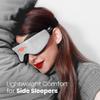 Manta Slim Sleep Mask  Ultra-Light Blackout Eye Mask with Adjustable Eye Cups, Soft Strap for Comfortable Sleep, Minimalist Design for Better Rest view 3