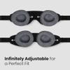 Manta Slim Sleep Mask  Ultra-Light Blackout Eye Mask with Adjustable Eye Cups, Soft Strap for Comfortable Sleep, Minimalist Design for Better Rest view 4