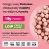 Better Than Good Savory Keto Strawberries & Cream 14g Protein Puffs  Gluten-Free, Low Calorie, High Protein, Low Carb, Paleo, Sugar-Free Healthy Organic Snacks for Kids & Diabetics, No Artificial Flavors | 0.88oz (Pack of 4) view 3