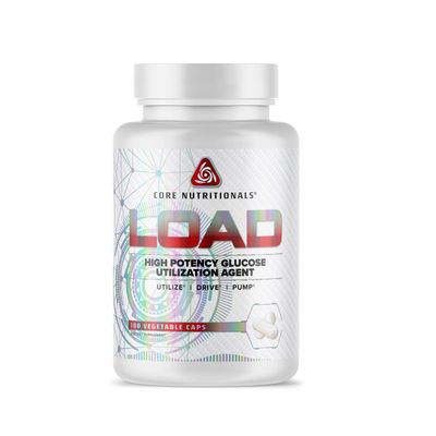 Core Nutritionals Load Platinum High Potency Glucose Utilization Agent with Berberine+Green Coffee Extract to Promote Carbohydrate Absorption and Glucose Disposal, (180 Caps)