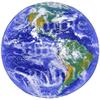 1/2 Sheet - Planet Earth Space Birthday - D24591 - 2D Edible Cake Cupcake Party Topper view 1