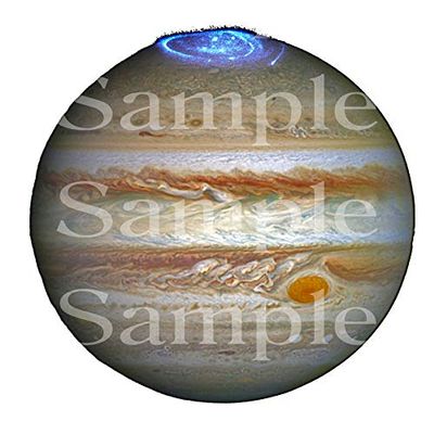 1/2 Sheet - Planet Jupiter Space Birthday - D24604 - 2D Edible Cake Cupcake Party Topper